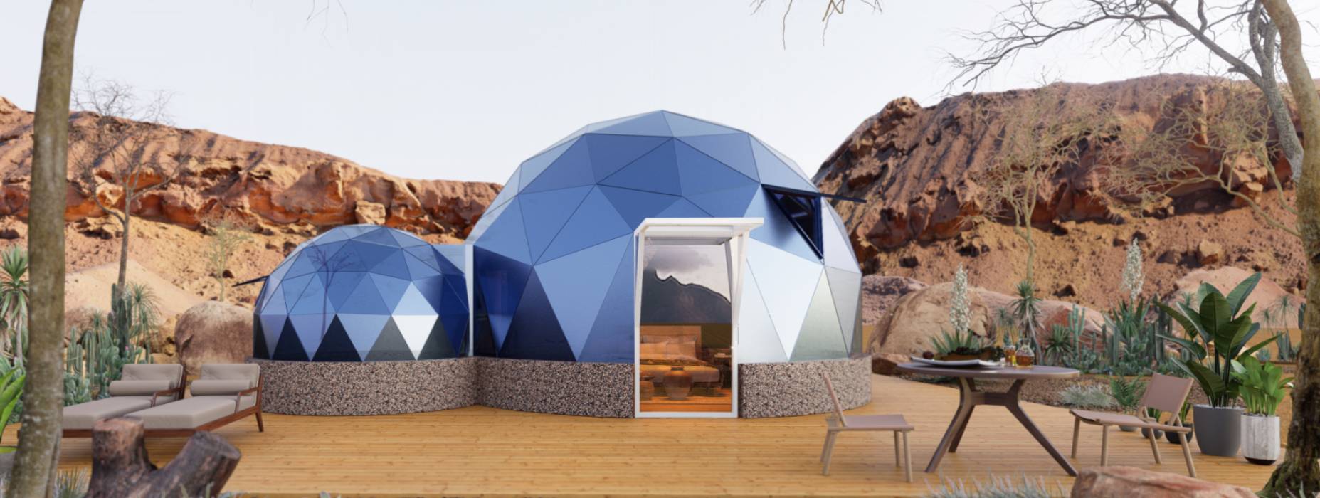 北塔区球形智能光伏玻璃星空房